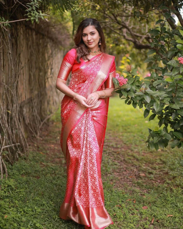Banarasi soft silk saree for women