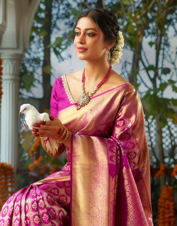 Banarasi Soft Silk for Women by  Saree mall Online