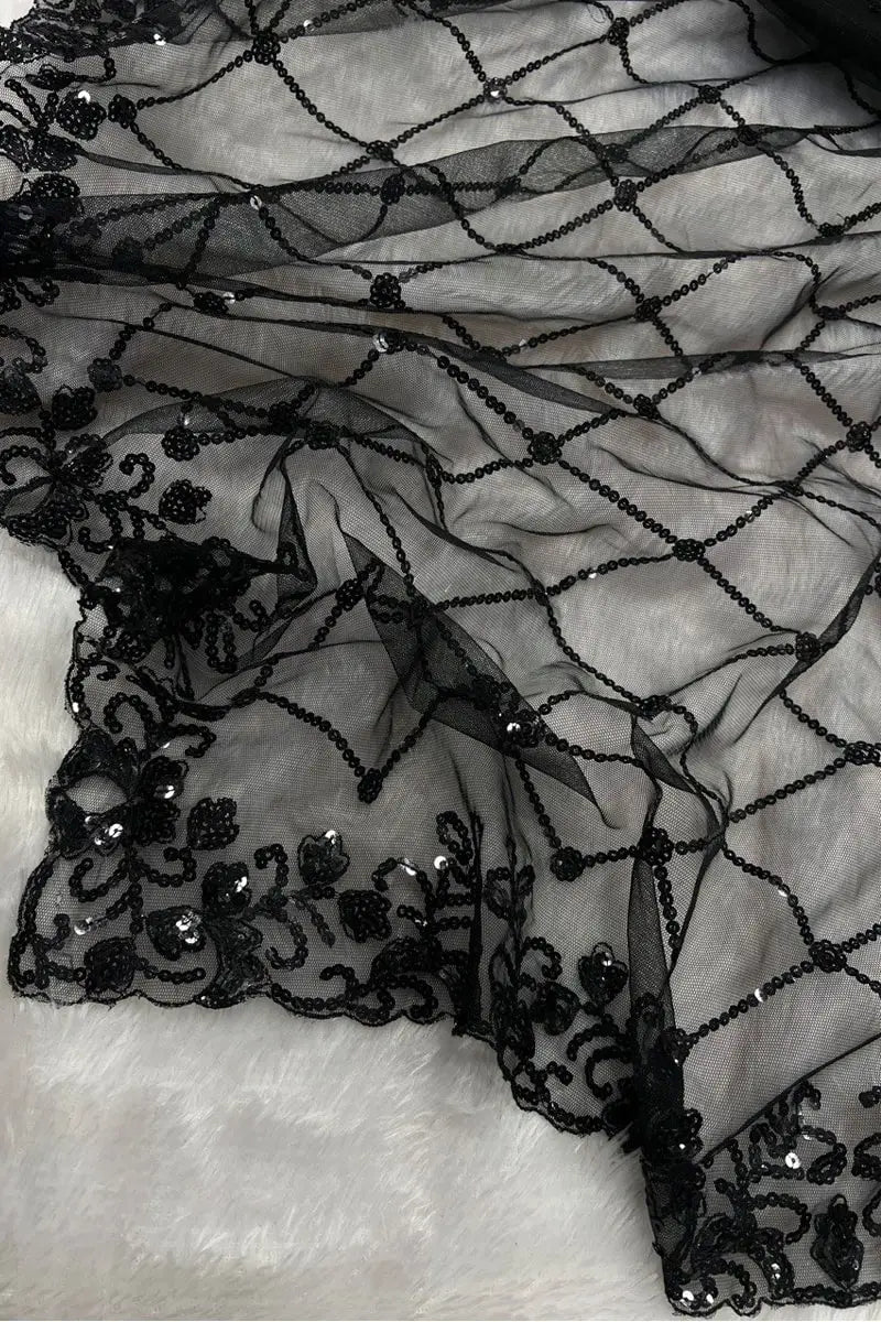 Black Saree for College Farewell Party